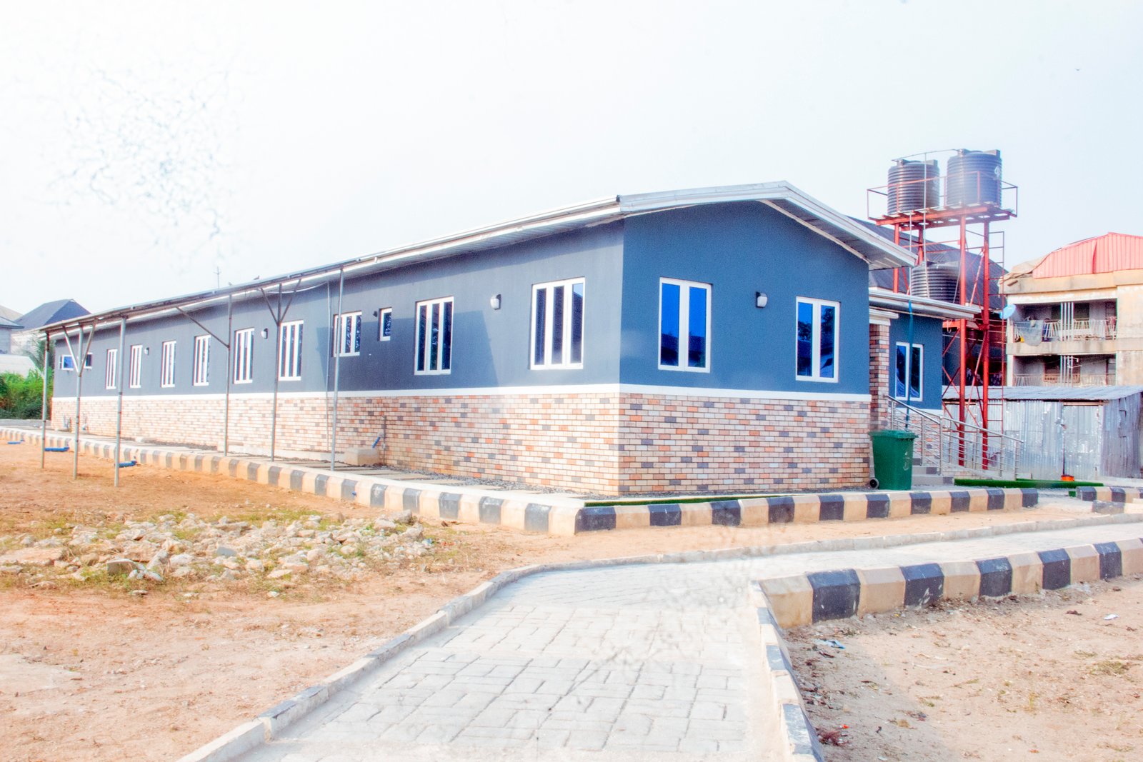 SAHARCO Hostel Building — Exterior View